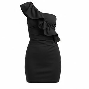 ASTR the Label Camilla One Shoulder Ruffle Mini Dress